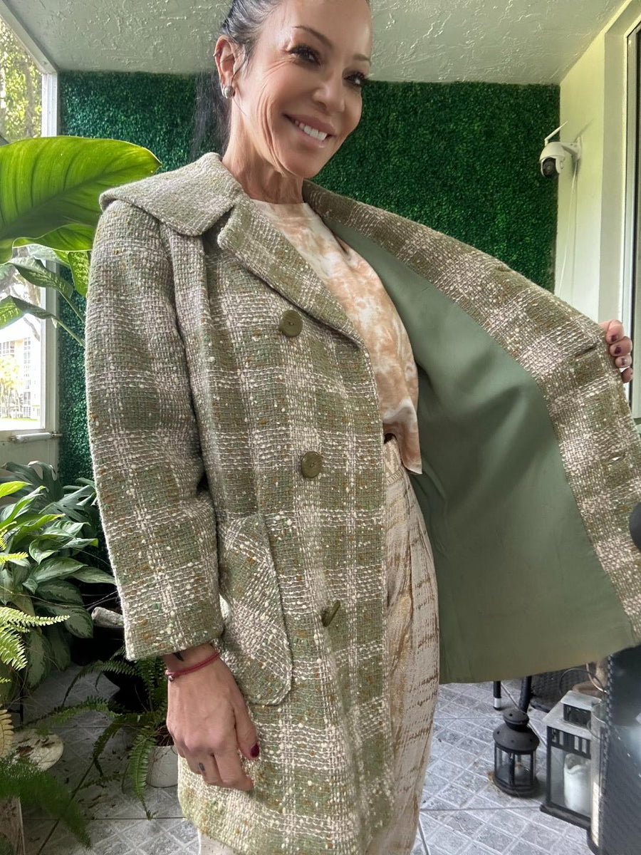 60s ELGEE London Vintage Tweed Coat 英国製 60s ELGEE London Vintage Tweed Coat 英国製 - メルカリ