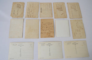Portugal & Spain Postcards Scenic Romantic Lot Of 13 Circa 1900S Gatsby Hand Colored Love Letters