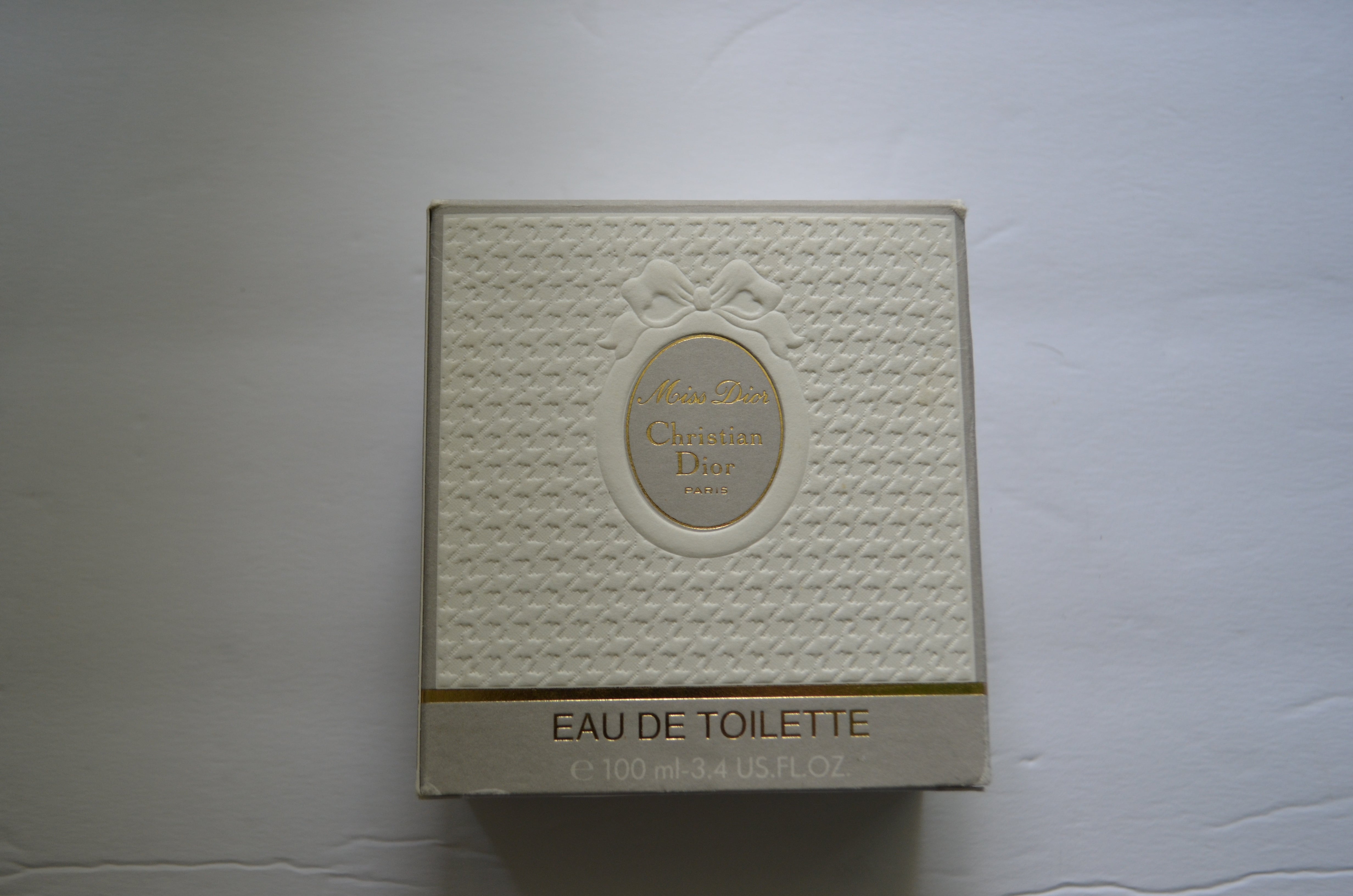 Vintage Miss Dior Eau de Toilette by Christian Dior Paris Splash 3.4 oz NEW in the box