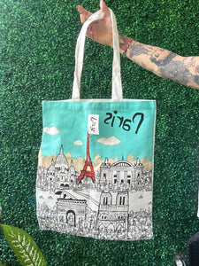 NWT  PARIS 2024 limited edition canvas handle bag