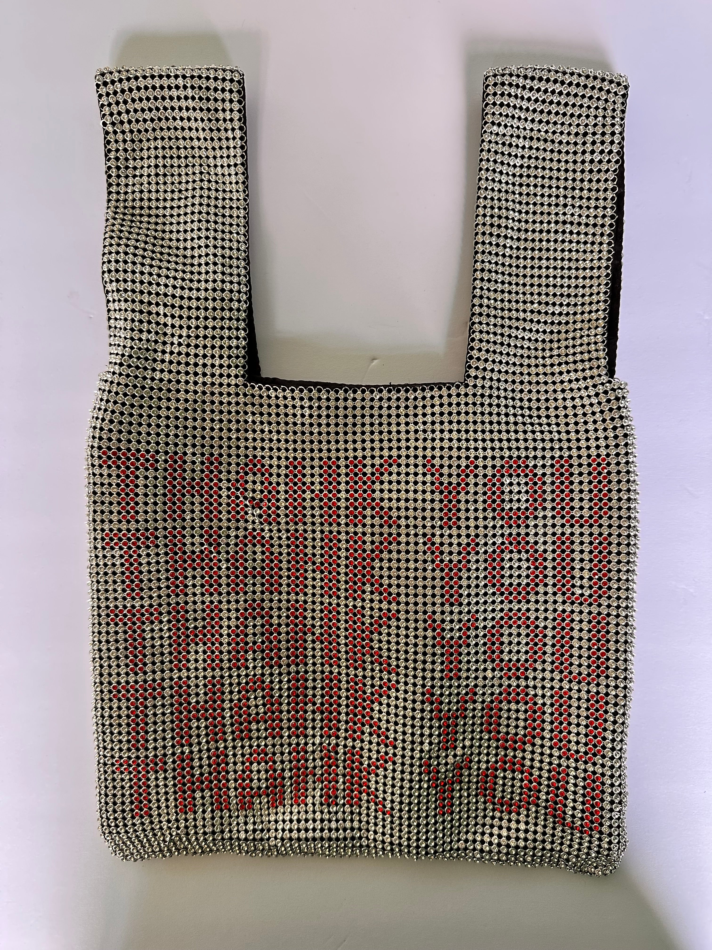 Crystal Mini Wanglock Shopper Black Thank You note