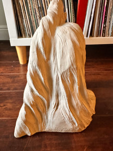 AUSTIN FISHER HORSE AND GIRL AUSTIN FISHER SCULPTURE SIGNED 1986 (LARGE)