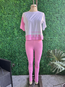 Emilio Pucci Pink Leggings Pajama Set – Girls Juniors – NWT (Farfetch) size 14