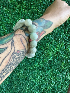 Carved Pixiu Natural Jade Bracelet