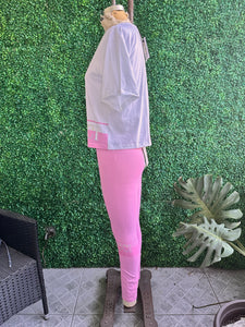 Emilio Pucci Pink Leggings Pajama Set – Girls Juniors – NWT (Farfetch) size 14