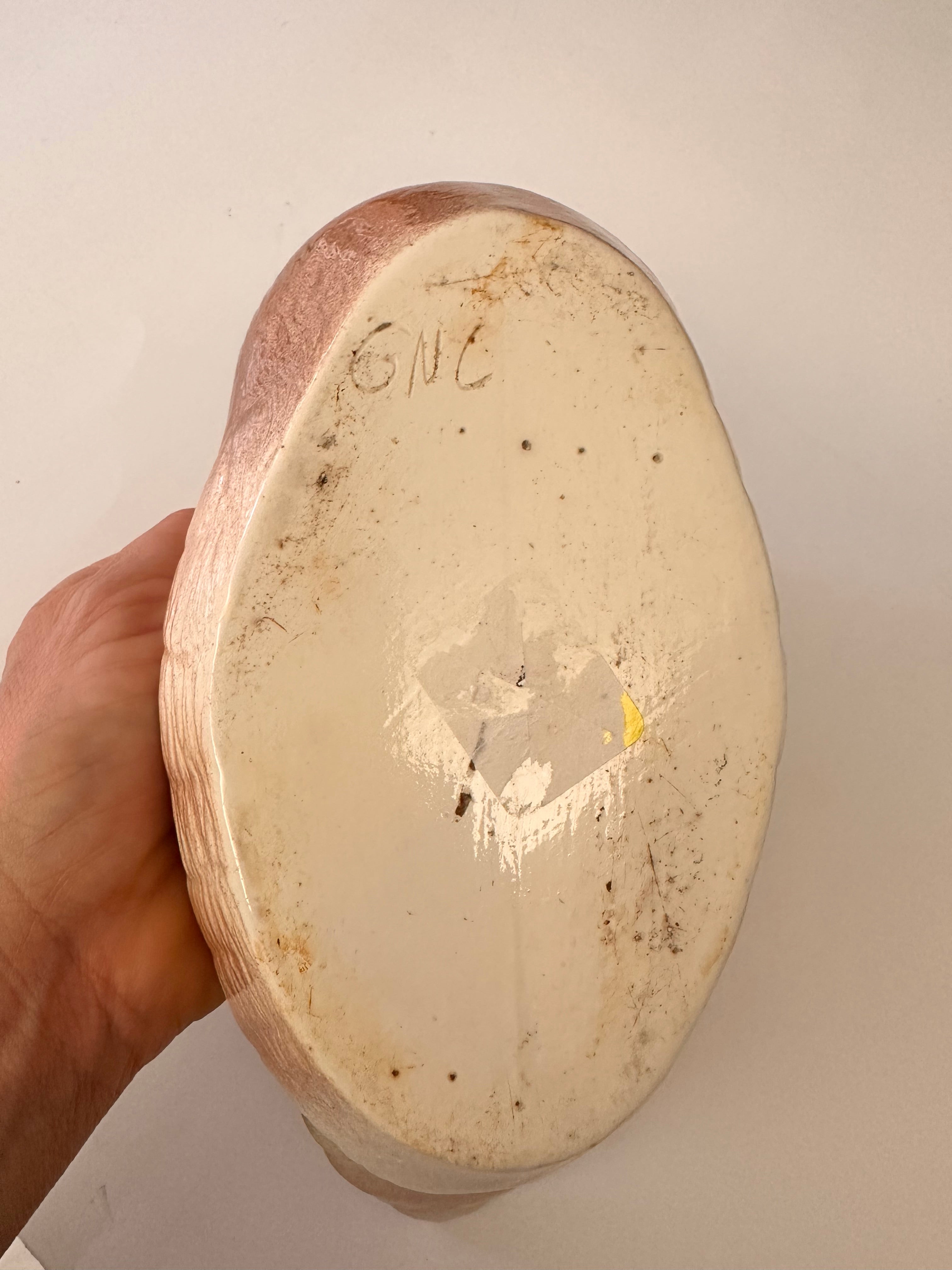 Vintage Ceramic Mallard Duck Planter Vase Decor