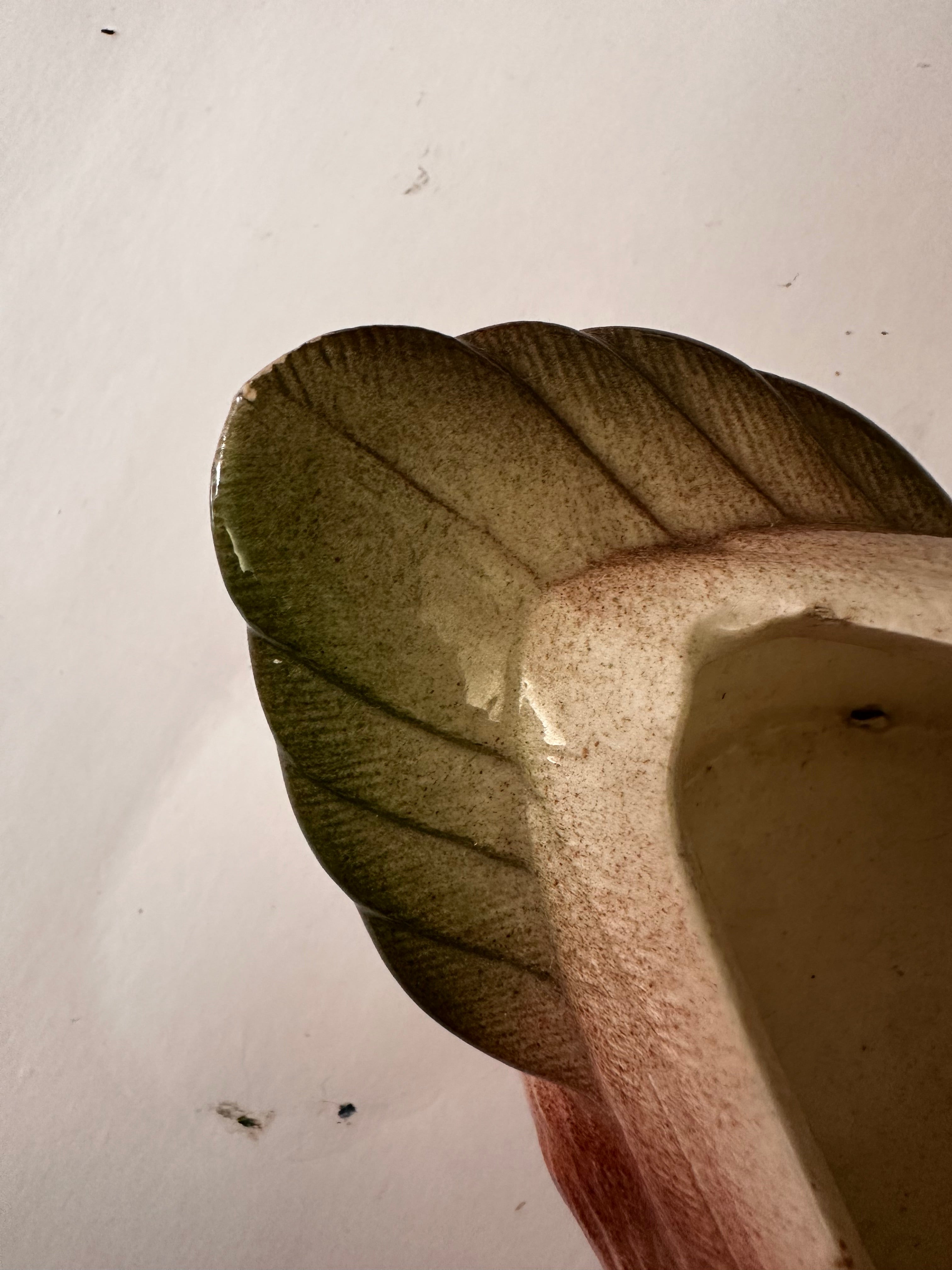 Vintage Ceramic Mallard Duck Planter Vase Decor