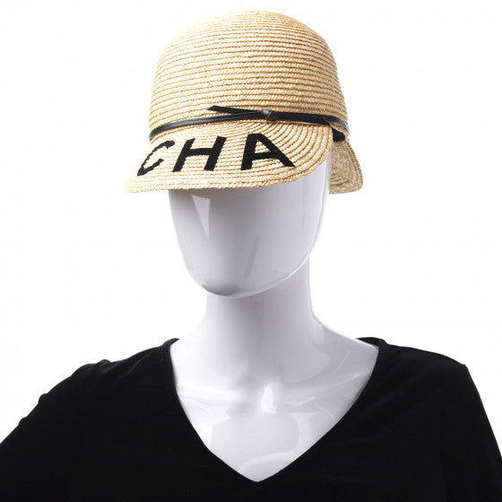 CHANEL inspired cap wicker Resort style New