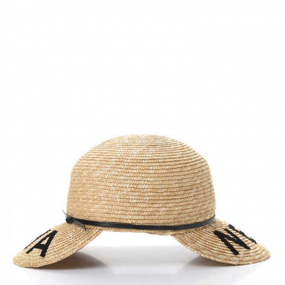 CHANEL inspired cap wicker Resort style New