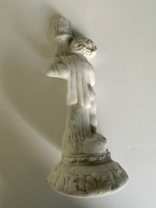 Vintage Plaster Cherub Candle Holder Cottage Chic