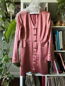 Favorite Daughter Rose Audrey Shirt Mini Dress Corset Blazer