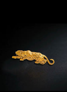 New Leopard Enamel Brooch Pins Animal set of 6