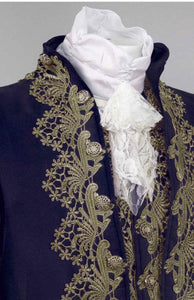 Vintage Victorian Luxury Gold Embroidery Napoleon Vest – Charming British Elegance