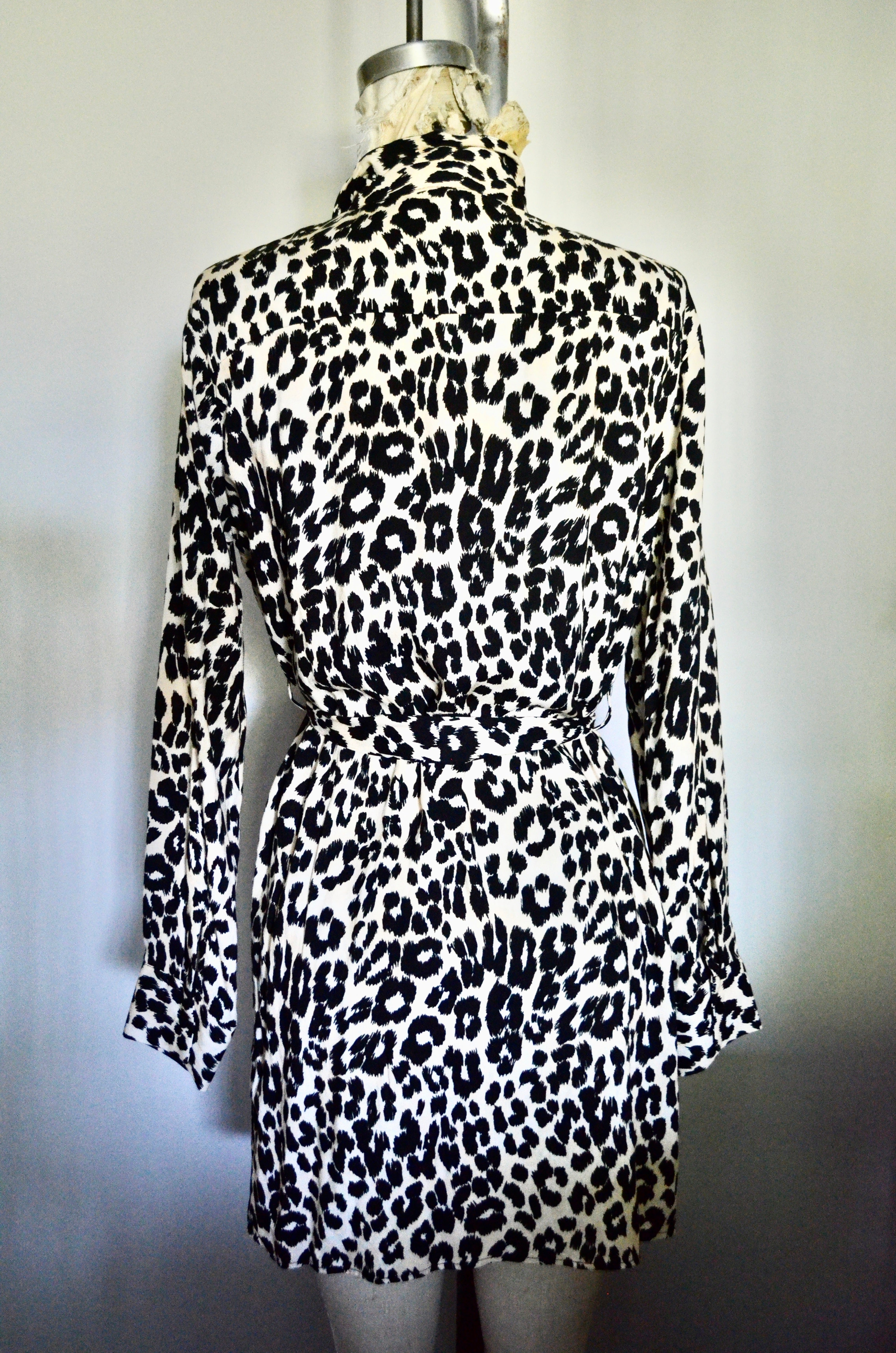 NWT TOPSHOP leopard print cheetah shirtdress pajama