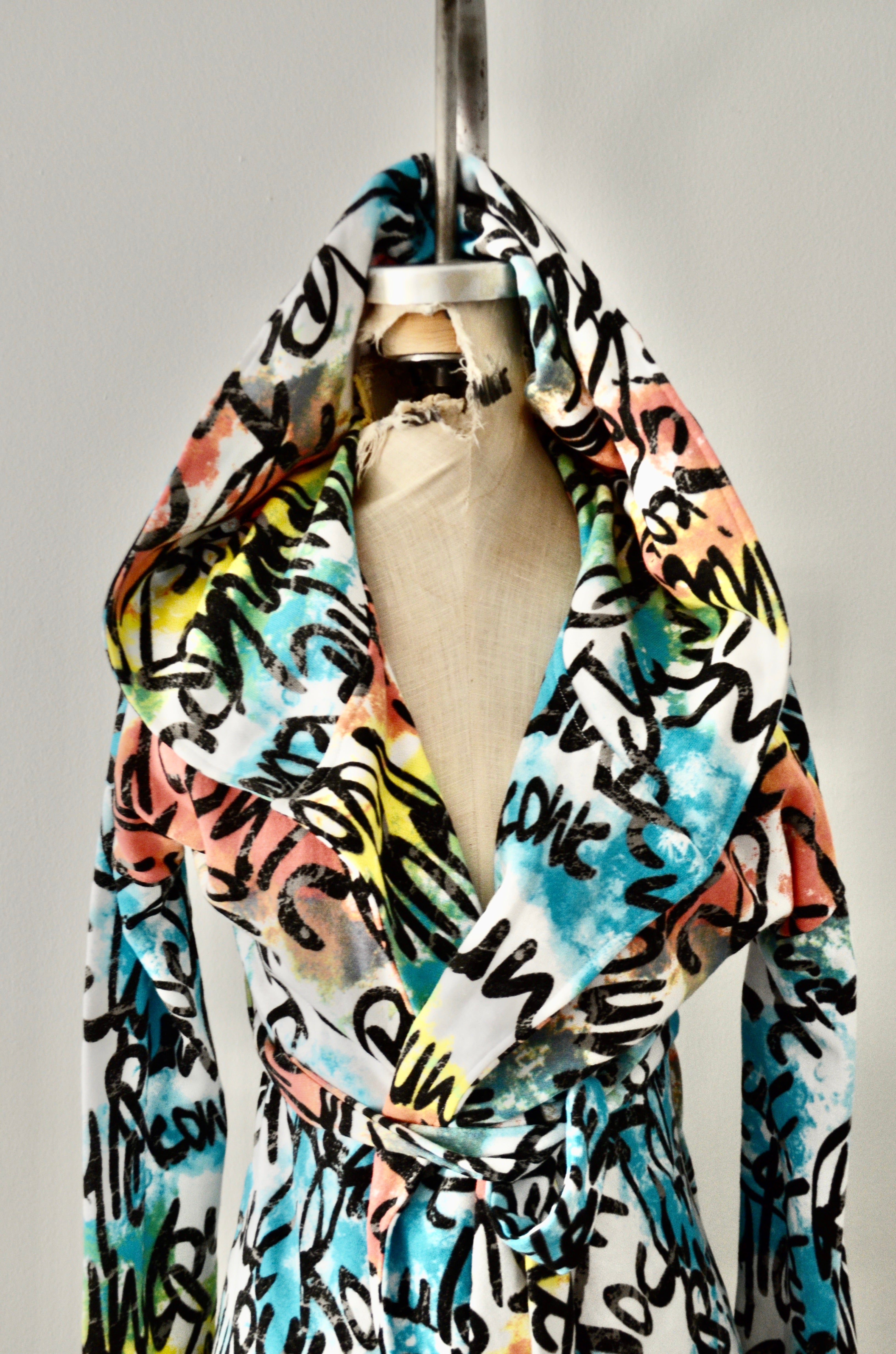 NWT Sobo Babe Tie Dye Cover Up Hooded Jacket Pullover Spring Fashion Collection