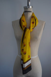 Yellow Classic Queen's Badge Nights In Armour Yellow Scarf