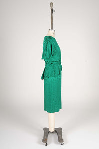 Peplum Dress Emerald Green Silk Peplum Party Dress Argenti Ruffles Sle Cougar Vintage Shop Peplum Dress Emerald Green Silk Peplum Party Dress Argenti Ruffles Sle Cougar Vintage Shop