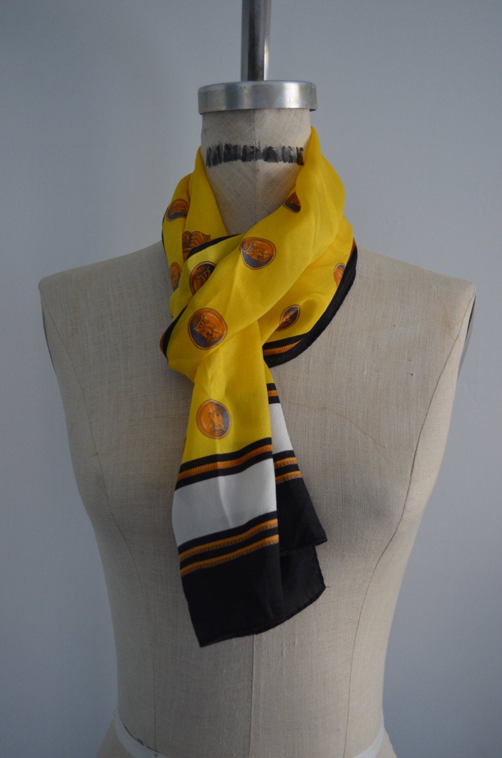 Yellow Classic Queen's Badge Nights In Armour Yellow Scarf