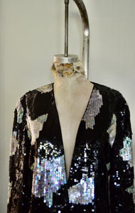 Jules of Margate vintage sequin jacket blazer women's