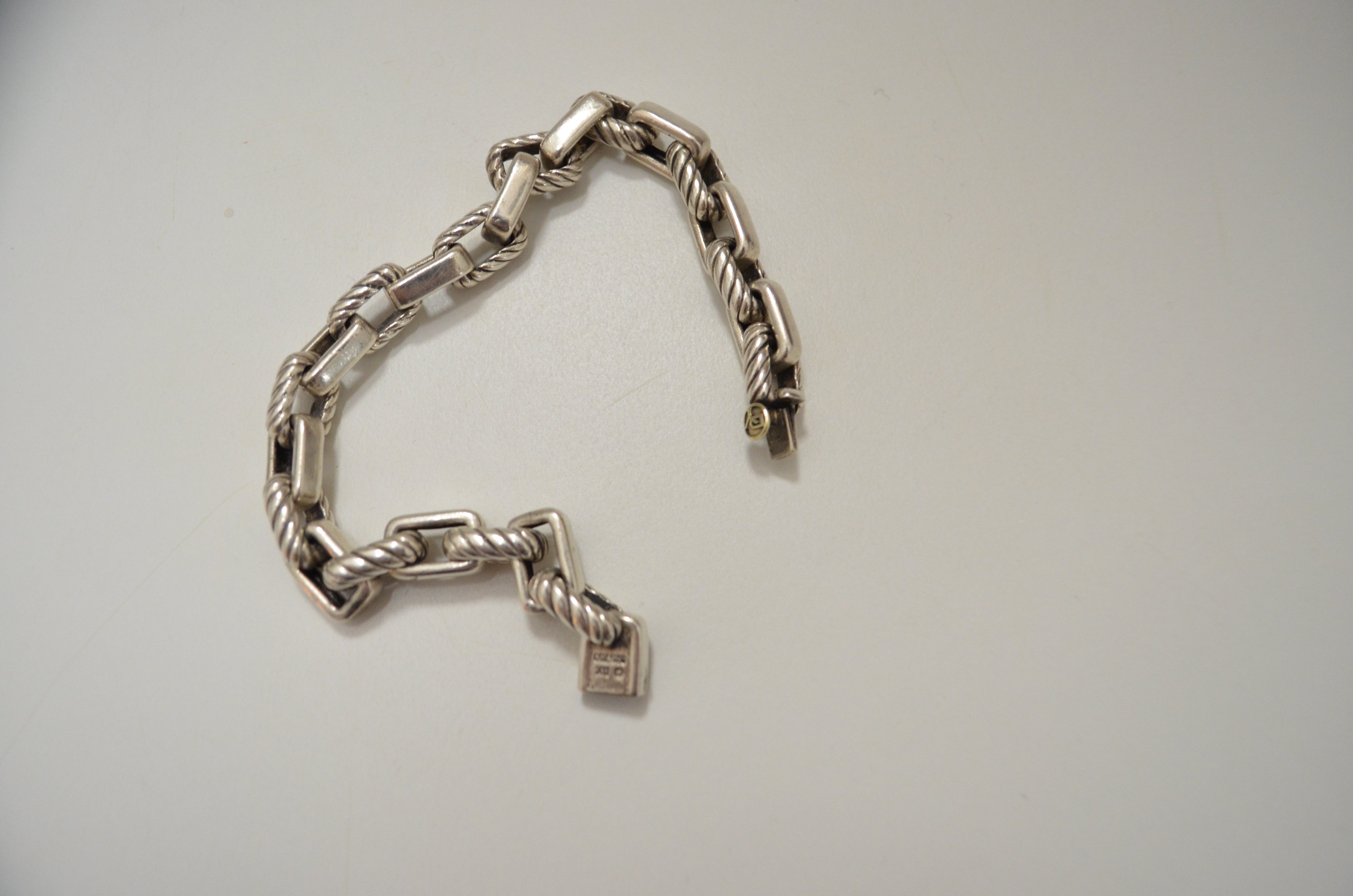 Authentic David Yurman Madison Chain Large Link Bracelet sterling silver