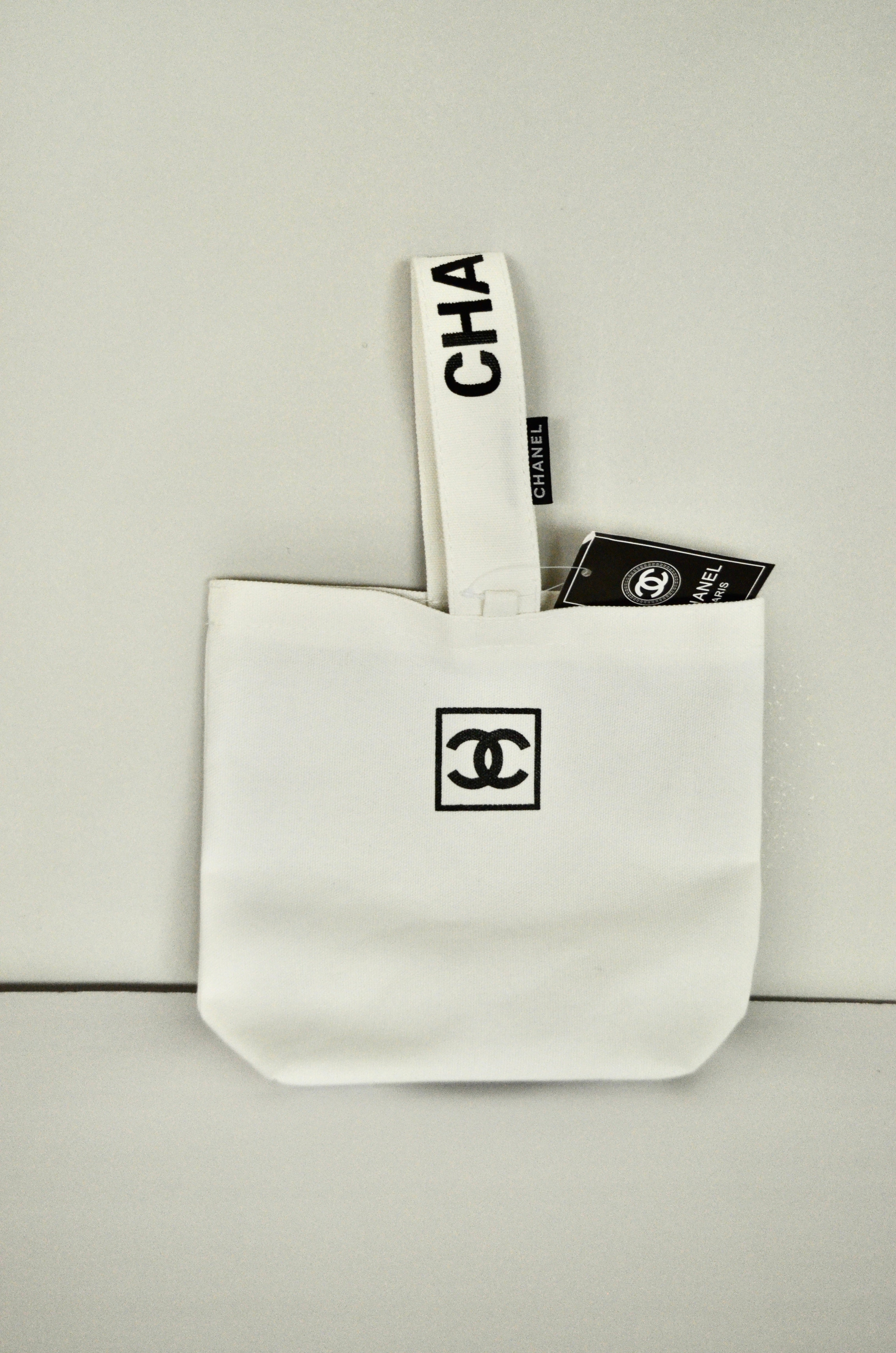 NWT Inspired CC Logo tote miniature canvas handle bag