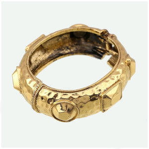 Antique Gold Plated Statement Metal Bracelet Jewelry for Women