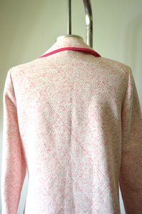 Kensington London pink vintage suit 1960 skirt and blazer in bubblegum pink with pockets